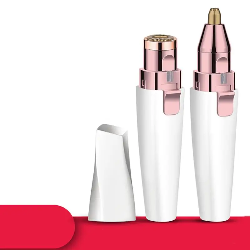 

USB Charge Electric Eyebrow Trimmer Washing Facial Depilator Mini Shaving Razors Portable Facial Battery Makeup Beauty Tool