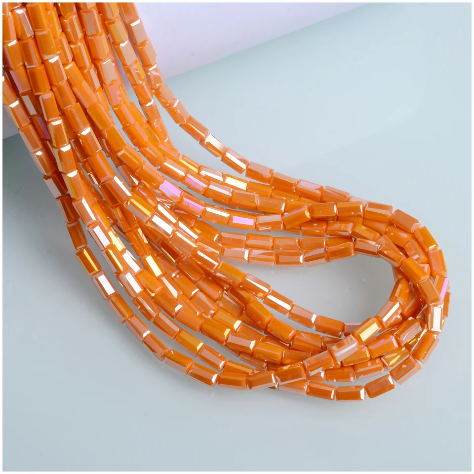 

AB Color 3x6mm Cuboid Beads Jewelry Accessories Glass Beads For Jewelry Making