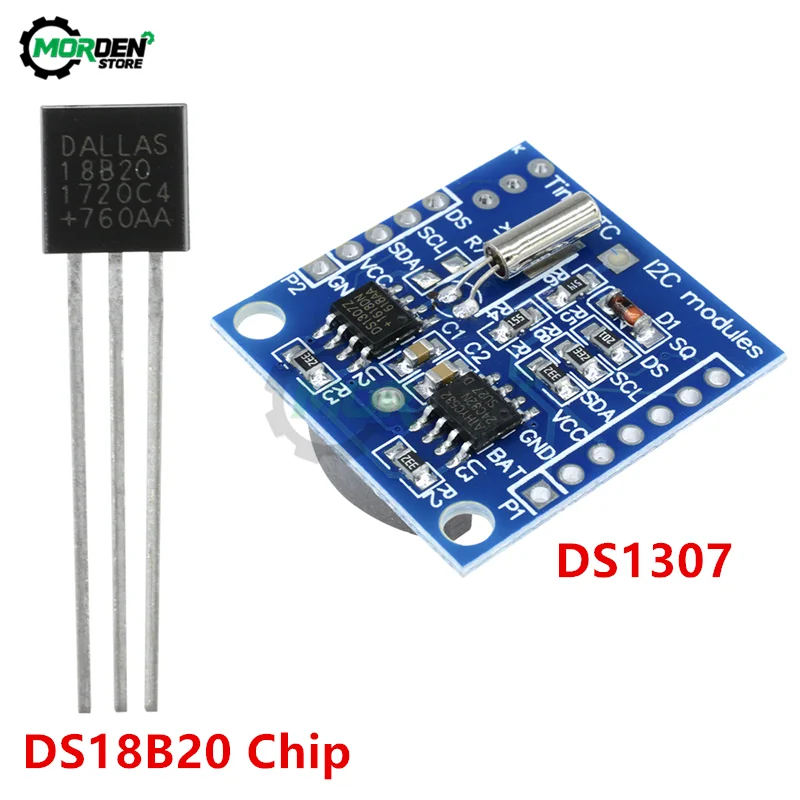 Модуль памяти DS1307 Tiny I2C RTC AT24C32 модуль часов в реальном времени + чип датчика