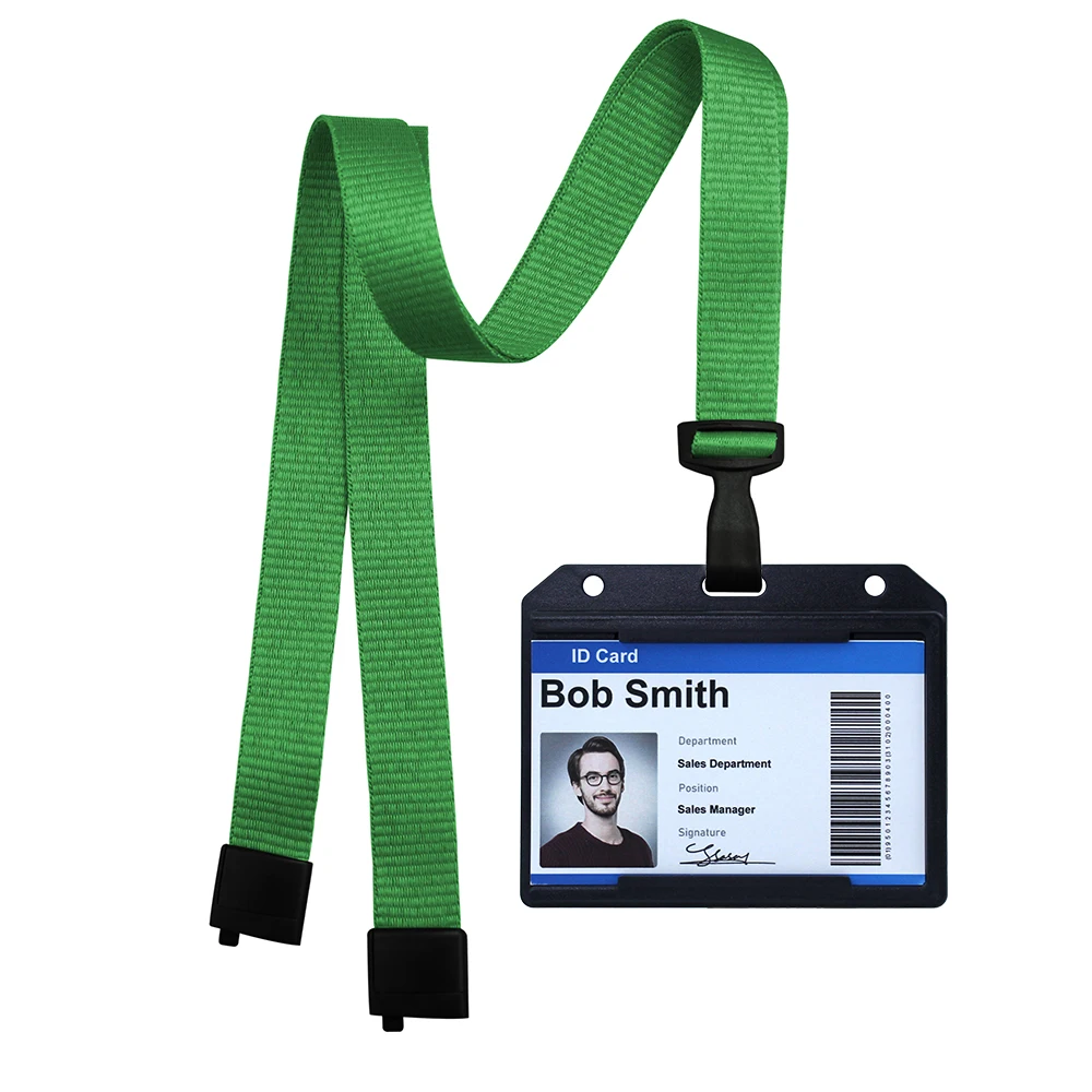 

Bestom Id Card Holder Visti Pass Cover Badge Name Tag Exhibition Staff Identity Name Pendant Office Card Storage Supply
