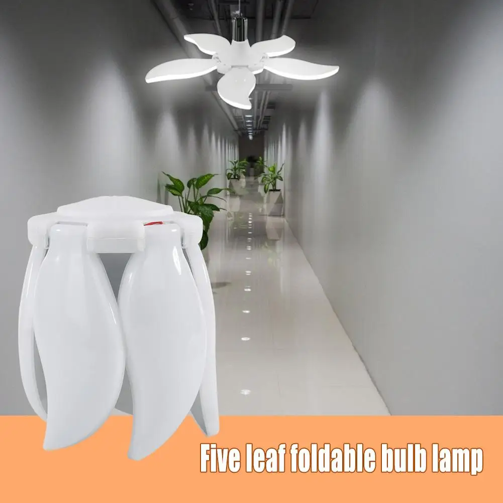 

E27 140LED Foldable Bulb Light High Bright Constant Current Garage Lamp