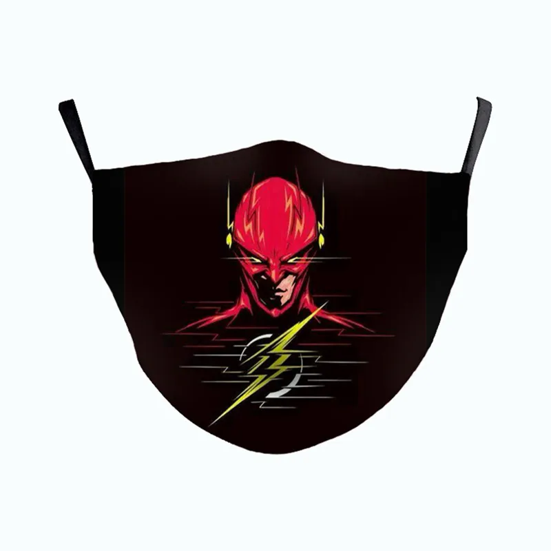 Маска для лица косплея супергероя Барри Аллен Тор Брюс Уэйн Фрэнк замок