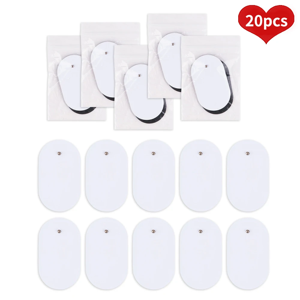 

100pcs TENS Electrode Pads Conductive Gel Body Acupuncture Therapy Massager Therapeutic Pulse Muscle Stimulator Electro Sticker