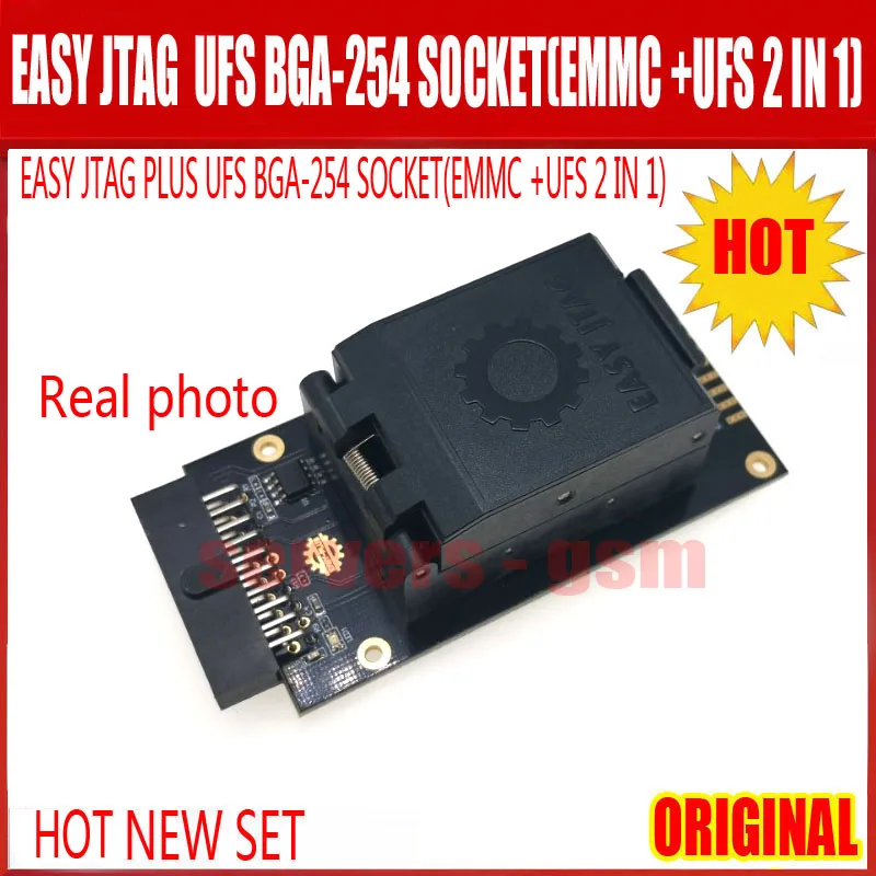 2022 Новейший ОРИГИНАЛЬНЫЙ Easy-Jtag Plus UFS разъем BGA-254 / Адаптер EMMC 254 (EMMC + UFS 2 В 1) для EASY JTAG PLUS BOX работает на.