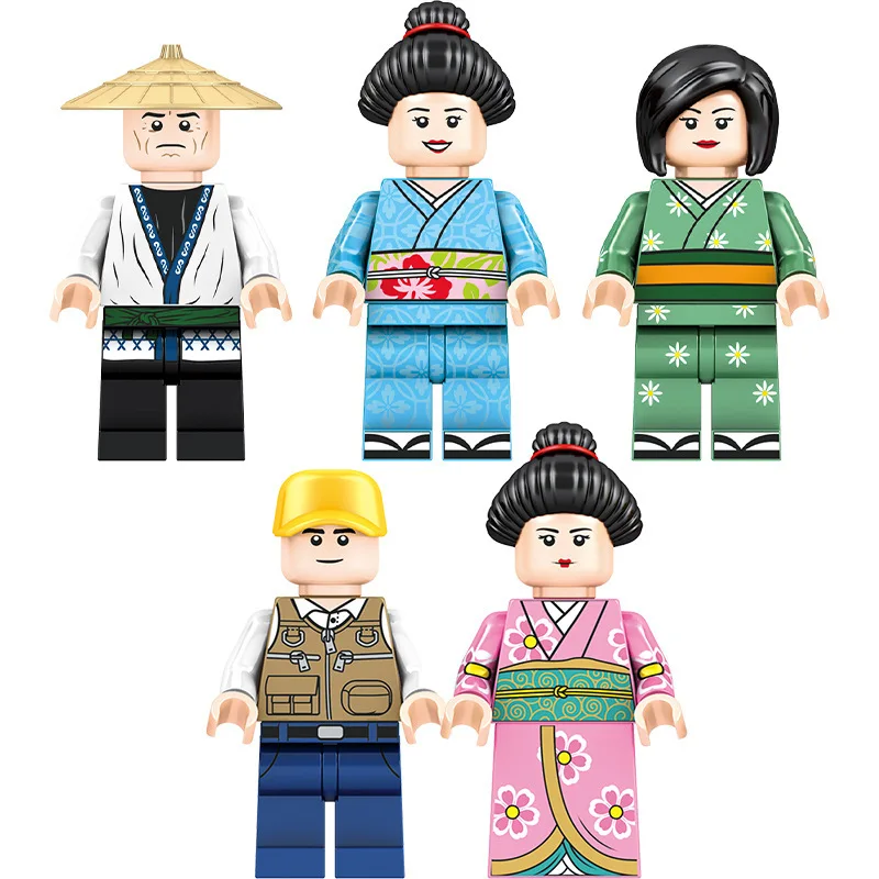 

1400Pcs Ideas Creator Japanese Style Street Sakura River Building Block Educational Bricks DIY Toys Birthday Gifts for Children