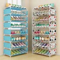 shoe rack organizer aluminum metal standing shoe rack diy shoes storage shelf home organizer accessories