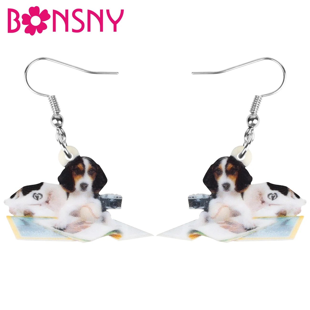ARWA акриловые серьги с собаками большая Милая подвеска в виде животного ювелирные