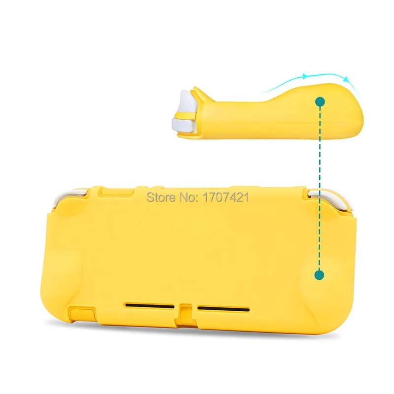 Розовый Мягкий силиконовый чехол для Nintendos Switch Lite эргономичный нескользящий