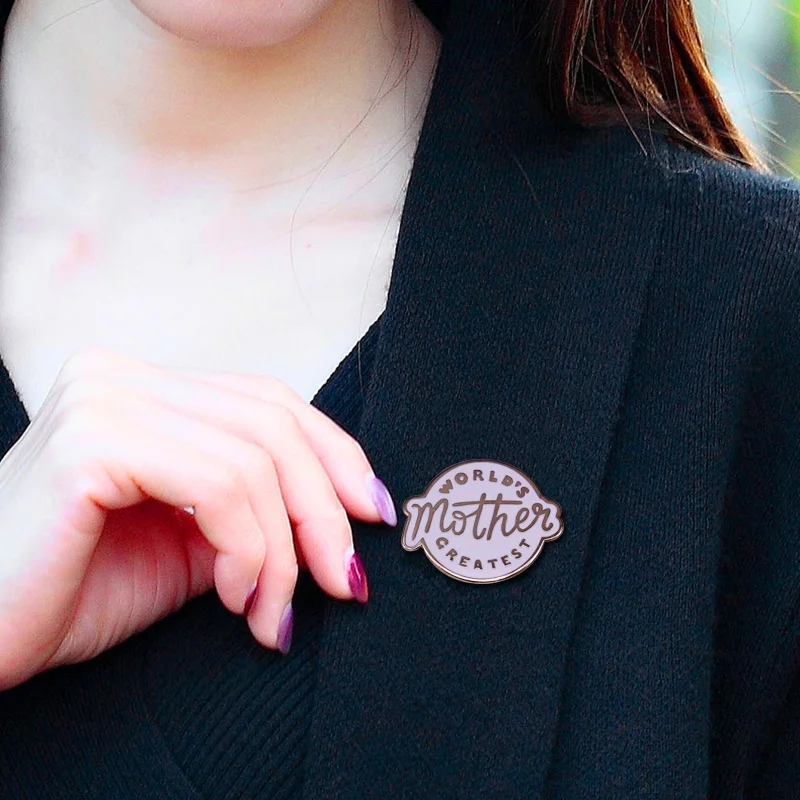 Лучшие в мире мама День матери любовь лучшее для мам и дочек эмали штырь