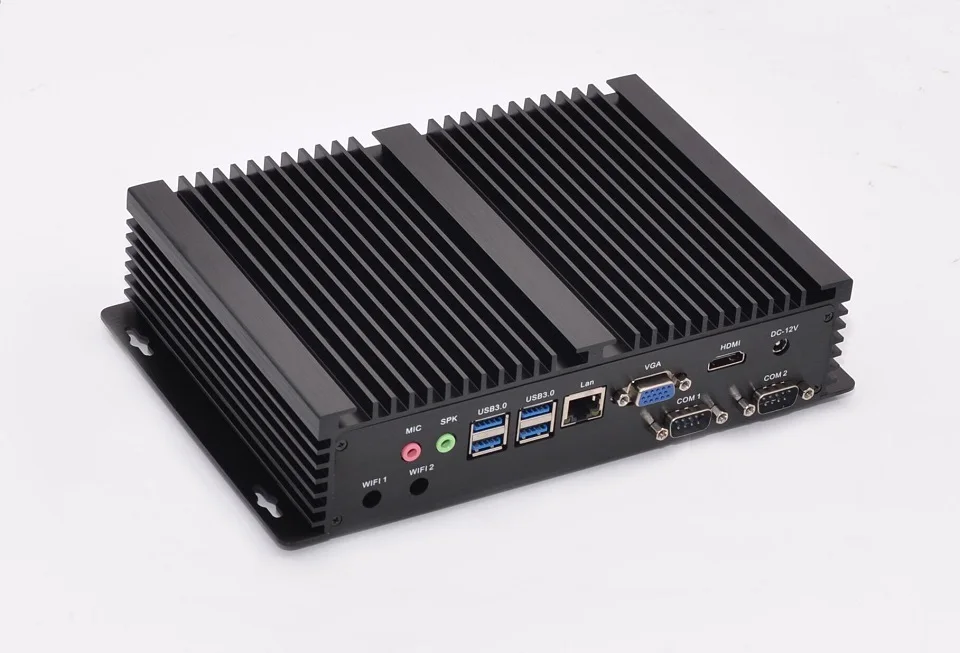 Промышленный Мини ПК безвентиляторный ПК с Intel Core i3 6006u i3 6100u 2* COM