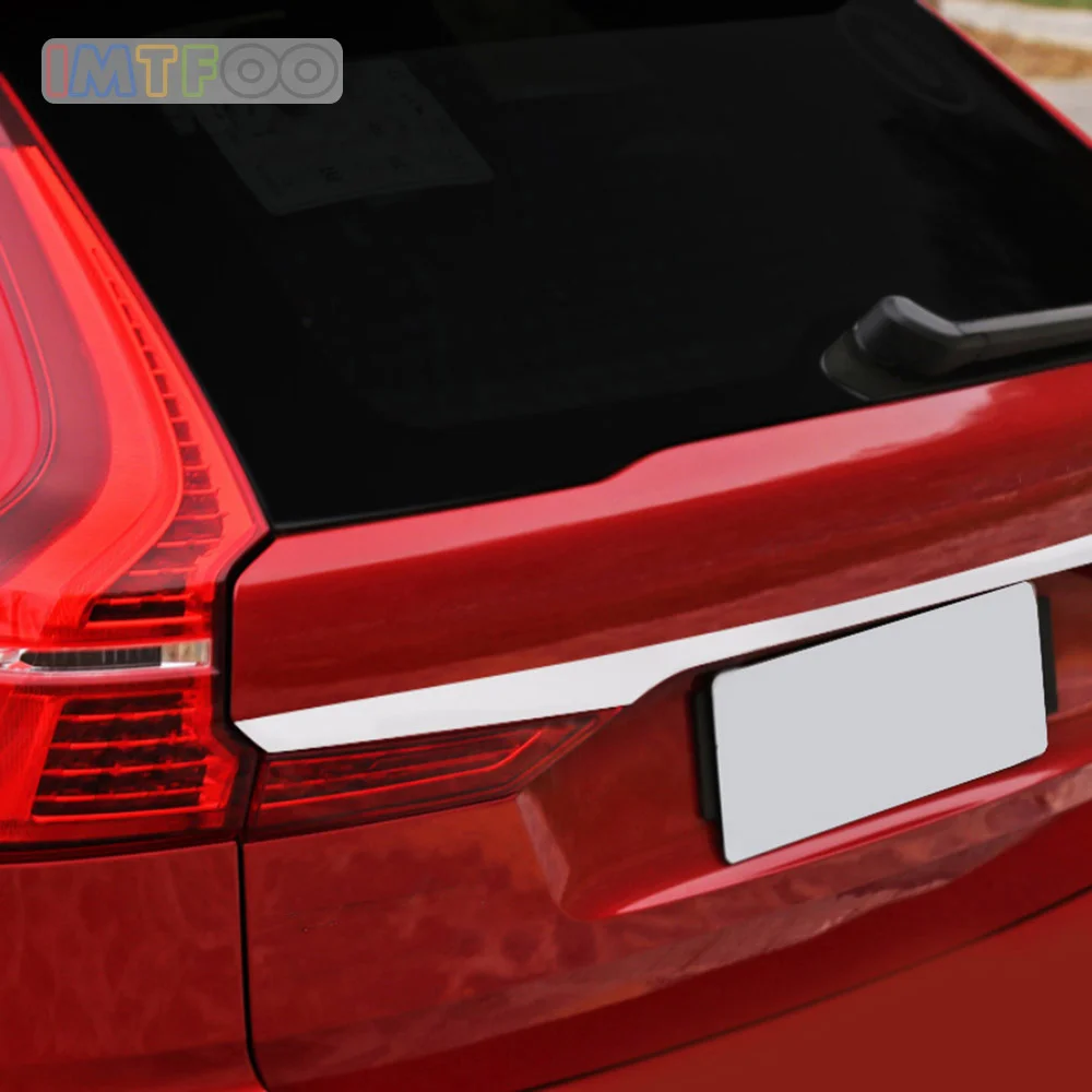 Хромированный задний люк Крышка двери багажника молдинг гарнир для VOLVO XC60 2018 2019