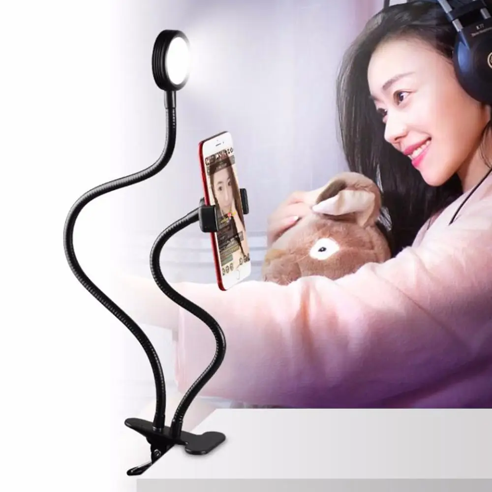 Кольцевой осветитель на светодиодах (Led) для селфи трансляция видео чат в прямом