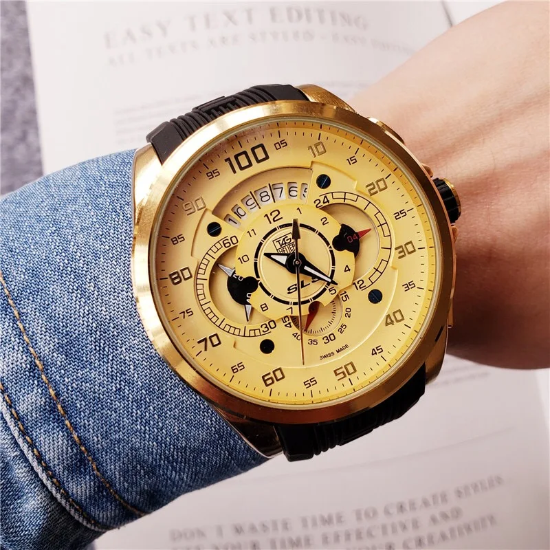 

quadrado de quartzo pulseira de couro romano de luxo feminino designer dropshipping de ouro das mulheres presentes de pulso