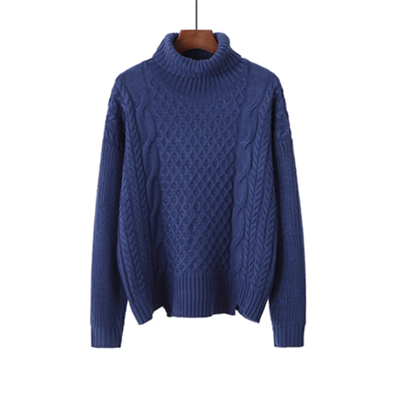 Женский комплект осень зима размера плюс 5XL юбка костюм водолазка вязаный свитер