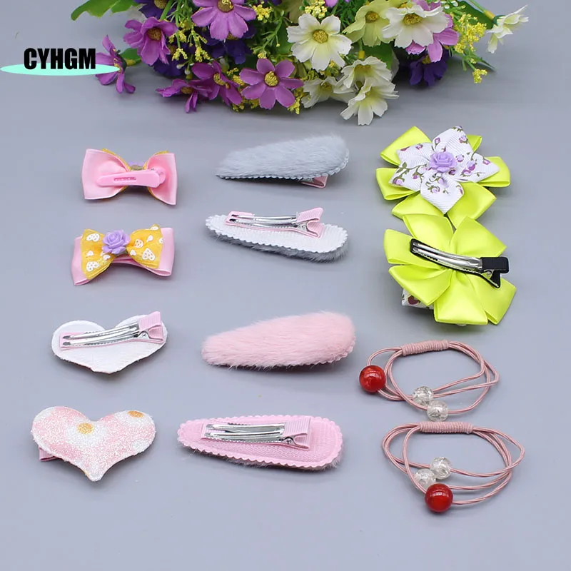 Новинка набор модных завязок для волос заколка кавайная эластичная повязка