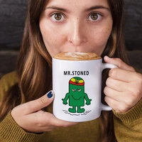 mr stoned coffee mug 350ml ceramic travel mugs and tea cups boy friend husband gift