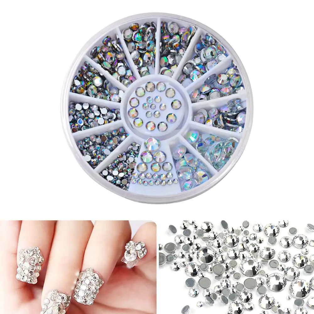 Набор для украшения ногтей Biutee 10 шт./компл. алмазные коробки дизайна блестящие