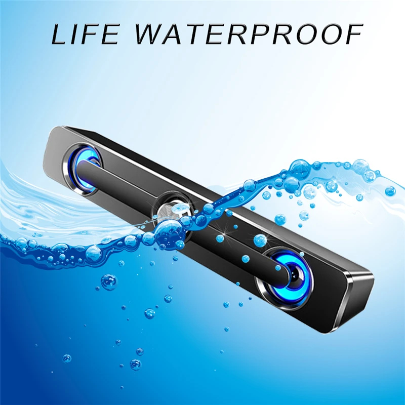 USB Wired Powerful Computer Speaker Bar Stereo Sub-woofer Bass speaker Surround Sound Box for PC Laptop phone Tablet MP3 MP4 | Электроника