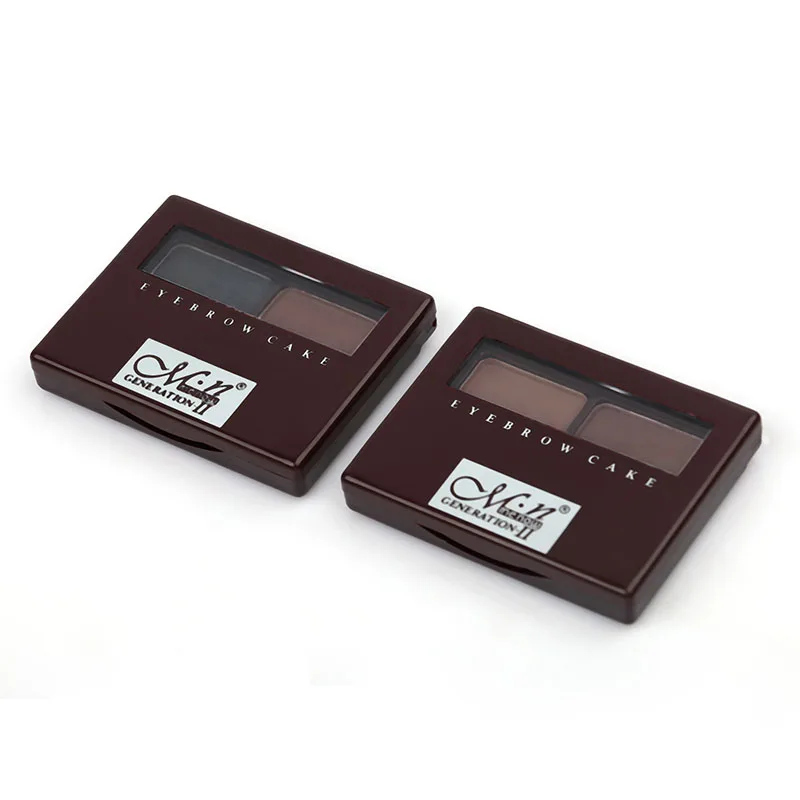 2 цвета Профессиональная пудра для бровей Палитра корректор с подводкой глаз