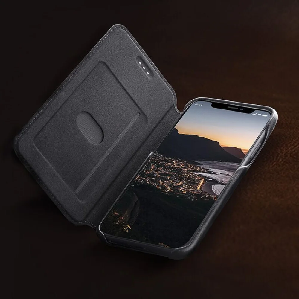Кожаный чехол для телефона iphone 12 pro xs max xr x чехол-бумажник с подставкой 6 6s 7 8 plus se2