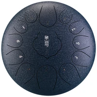 handpan drum 12 inch 13 tone steel tongue drum hand pan drum with drum bag a pair of mallets for yoga meditation percussion