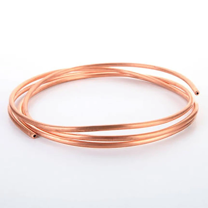 

Copper Tube OD 2 3 4 5 6 6.35 8mm Copper Capillary Refrigeration Tubing Soft Copper Tube Wall Thickness 0.5mm-1.5mm