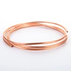 Медная трубка OD 2 3 4 5 6 6,35 8 мм, медная капиллярная трубка для охлаждения, трубка из мягкой меди, Толщина стен 0,5 мм-1,5 мм
