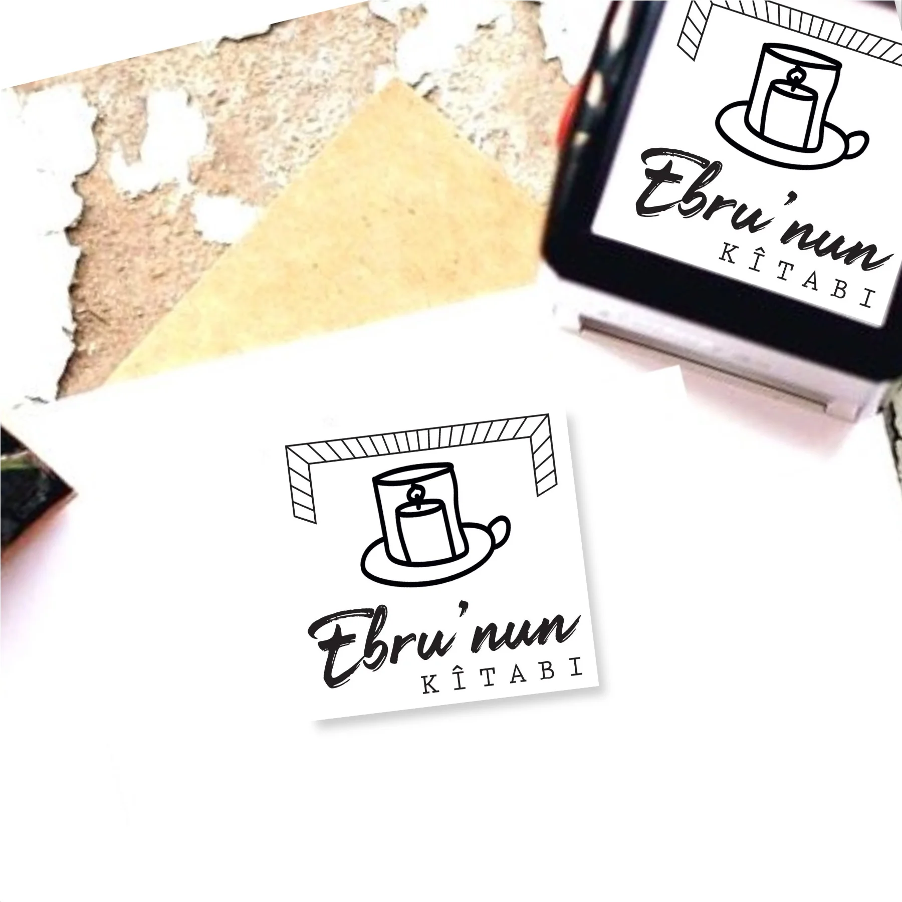 

Personalized Name Written Automatic Square Stamp-899