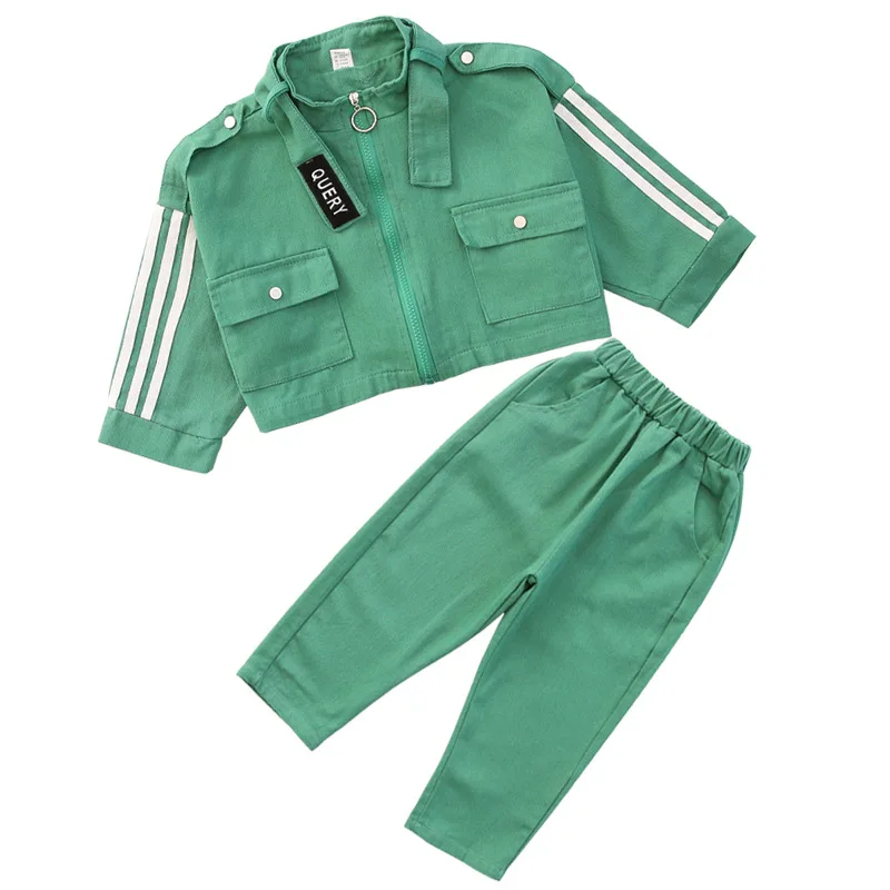 Модная брендовая детская одежда комплект из двух предметов для девочек