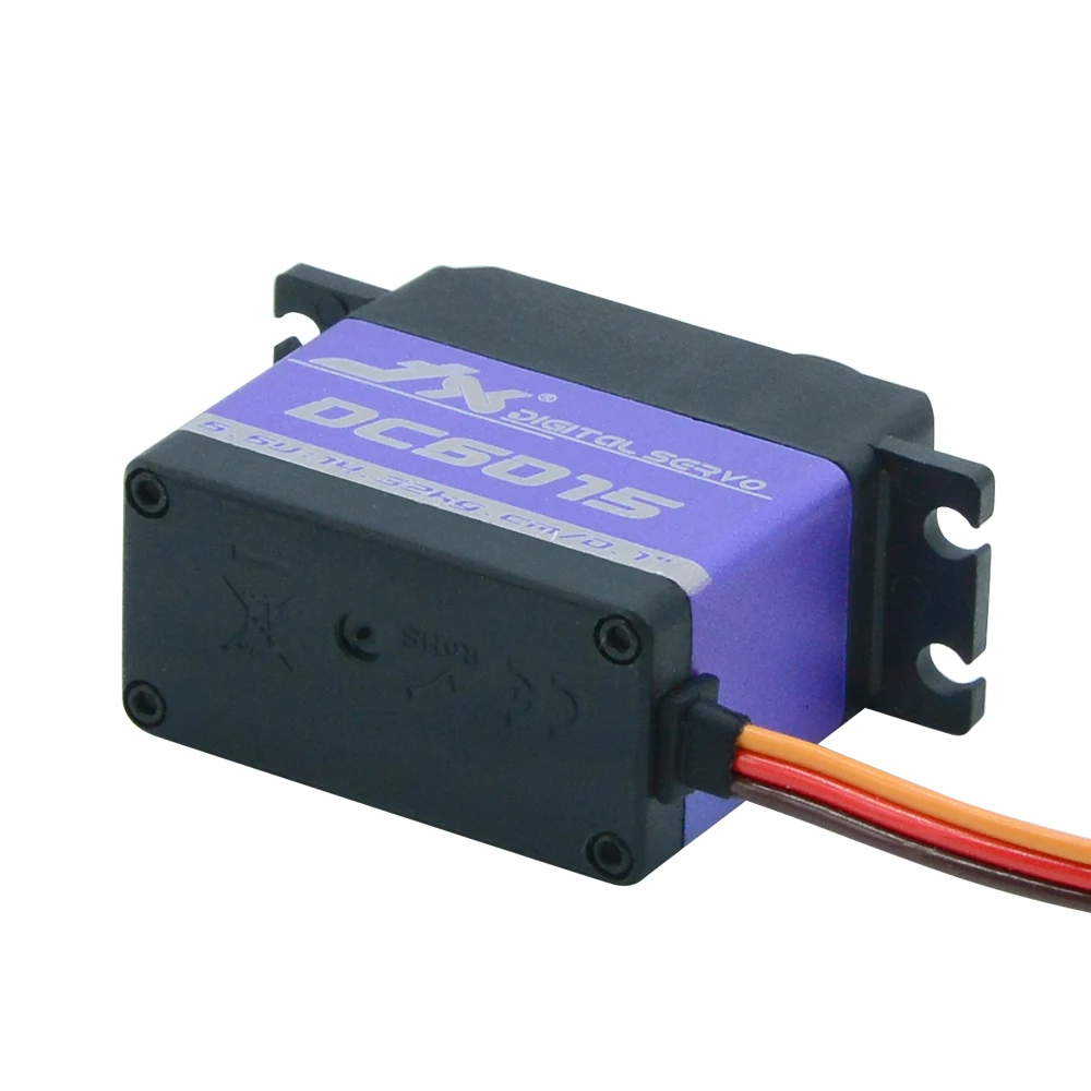 4 шт jx servo dc6015 60 г 15 кг core metal gear digital servo для радиоуп