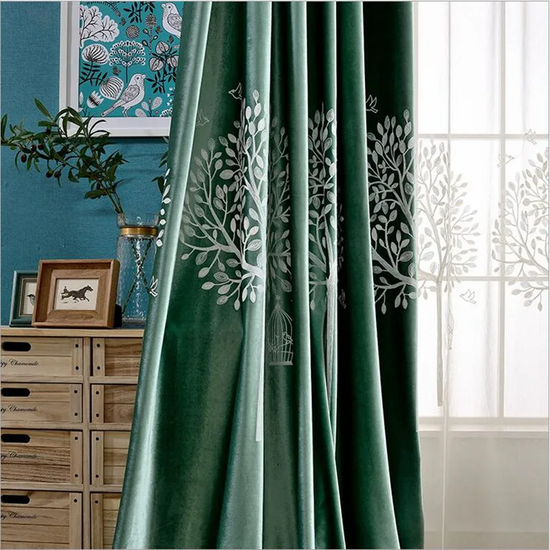 

Purple Blackout Curtain Night Curtains White Embroidered Sheer Curtain Tulle Curtain Green Window Panel Velvet Fabrics rideau