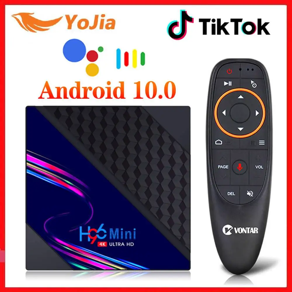 

Smart TV Box Android 10 H96 Mini V8 Android 10.0 4K Media Player 2G16G Set top box 1080p 60fps H96MINI Support Youtube 2.4G Wifi