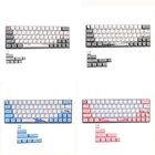 Механическая клавиатура с сублимационной печатью чернил, Симпатичные колпачки для клавиатуры PBT OEM, для клавиатуры GH60, GK61, GK64