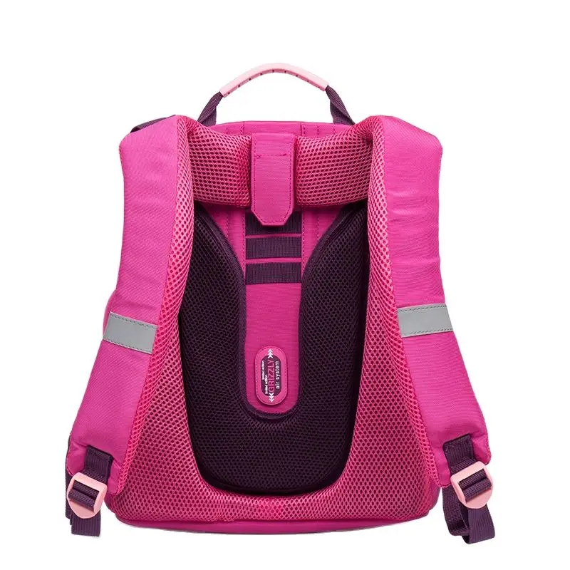 New Orthopedic School Bags for Girls Cartoon Large Capacity Nylon Waterproof School Backpacks for Kids Satchel Mochila Escolar