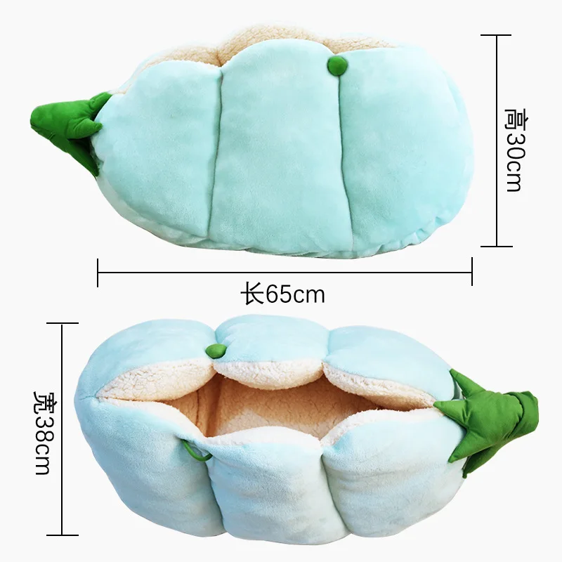 2020 новый дом для кошек теплый коралловый флис кровать маленькие собаки гнездо