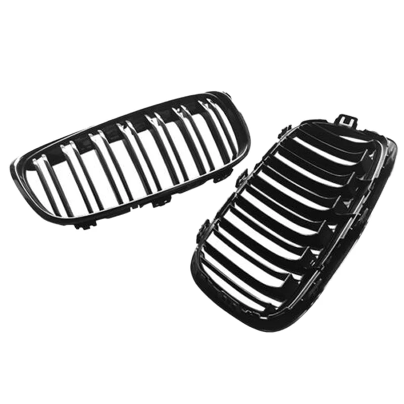 

Car Dual-Slat Grille Front Bumper Kidney Grille for-BMW 2-Series F45 F46 2014-2016