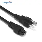 США штекер кабеля питания 250 В 2.5A 1,2 м 1,5 м IEC C5 адаптер переменного тока Шнур питания для Dell Lenovo ноутбук Comnputer Монитор LG TV