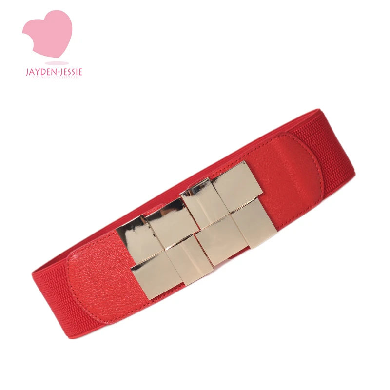 Новая модная женская эластичная юбка с широким поясом квадратная строчка