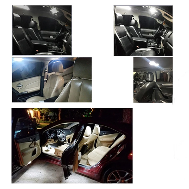 

10PC C5W LED Canbus Festoon 31mm 36mm 39mm 41mm canbus Interior Reading Light License Plate Lamp White