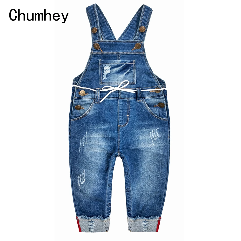 

Chumhey 1-6T Baby Boys Overalls Girls Soft Cotton Denim Toddler Bib Suspender Boy Jeans Trousers Kids Clothing Bebe Clothes