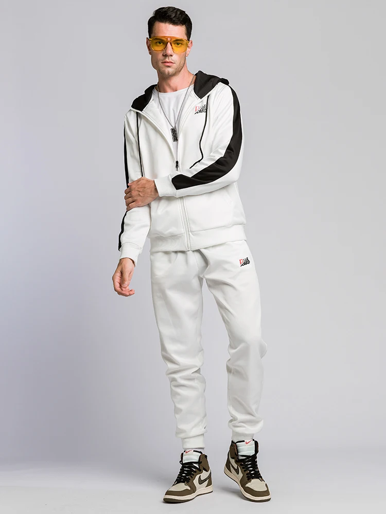 

Brand Men Tracksuits Autumn Spring Mens Set Printed Sports Suit Fashion Hoodie+Pants 2PCS Casual Track Suit 2020 Mens Clothing