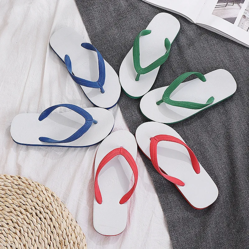 

Beach Leisure Flip Flops Women Summer Vintage Indoor Non-slip Simple Slippers Lightweight Comfortable Couple Slippers Wholesale