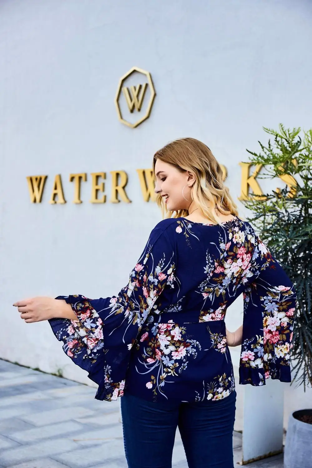 Новинка весна осень размера плюс Топы для женщин с длинным рукавом и круглым