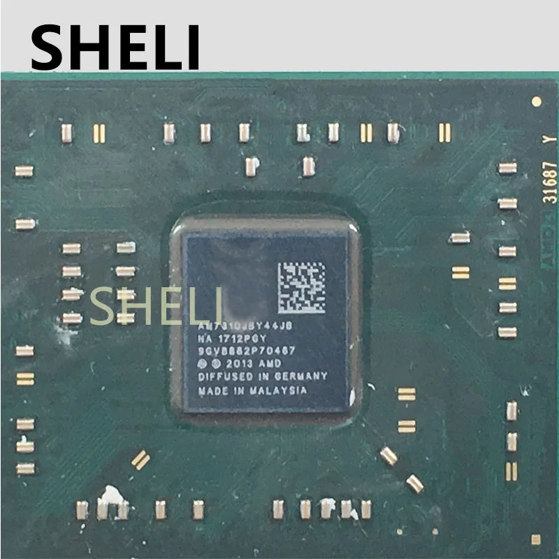SHELI для LENOVO CG521 NM A841 материнская плата 110 15ACL ноутбука CPU A4 7210 R5 M430 2G DDR3 100% тестовая