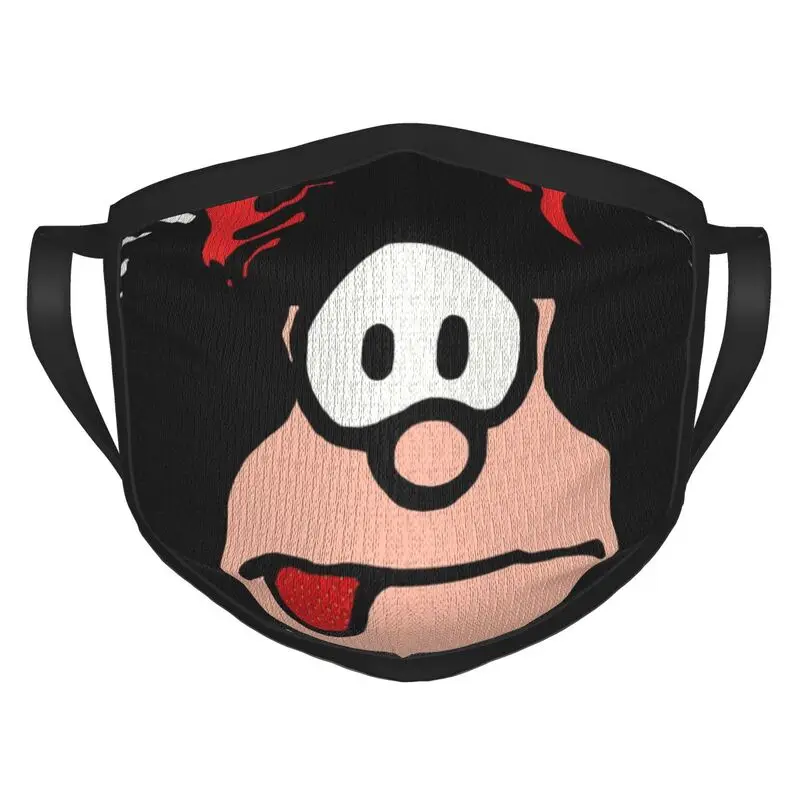 

Маска для лица с забавными мангой для мужчин, пылезащитная мультяшная маска Quino для взрослых, многоразовый респиратор