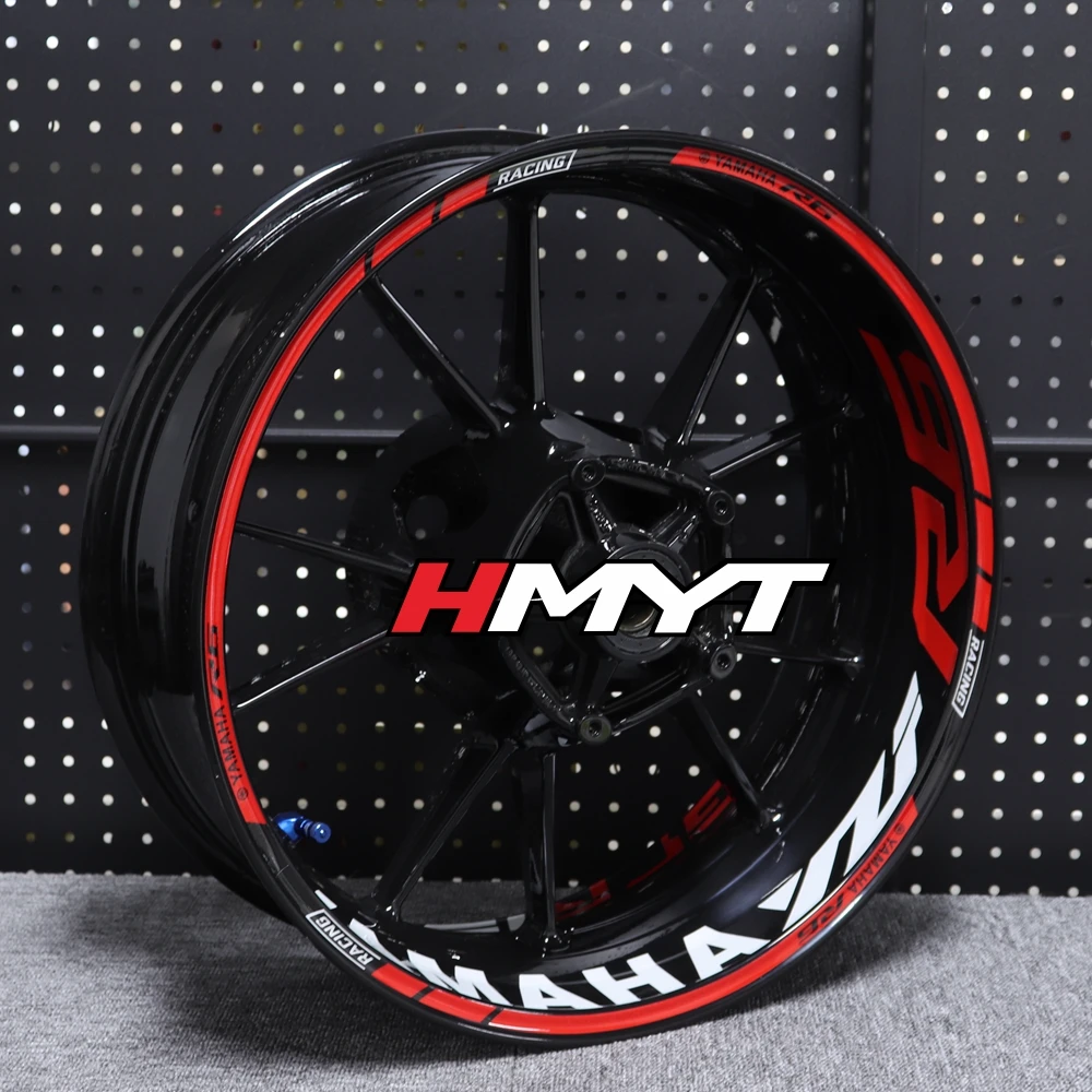 

Наклейка на ступицу колеса мотоцикла Yamaha yzf R6, водонепроницаемая Светоотражающая наклейка на обод колеса 17 дюймов