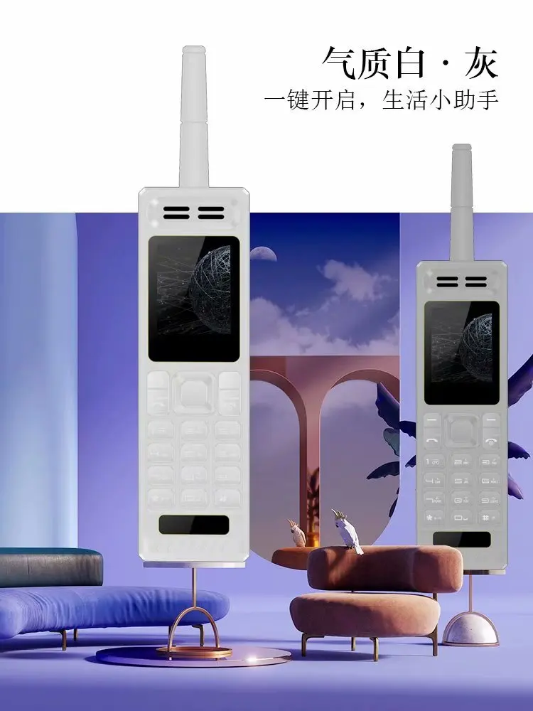 Кнопка Telepone W2 Классическая Ретро стиль GSM антенна сотового телефона хороший сигнал банк питания четыре SIM Extroverted Bluetooth, GPRS