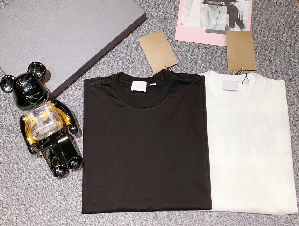 

Summer 2021 new women's T-shirt Letter cotton T Unisex Available in two colors Three yards Fashion everyday