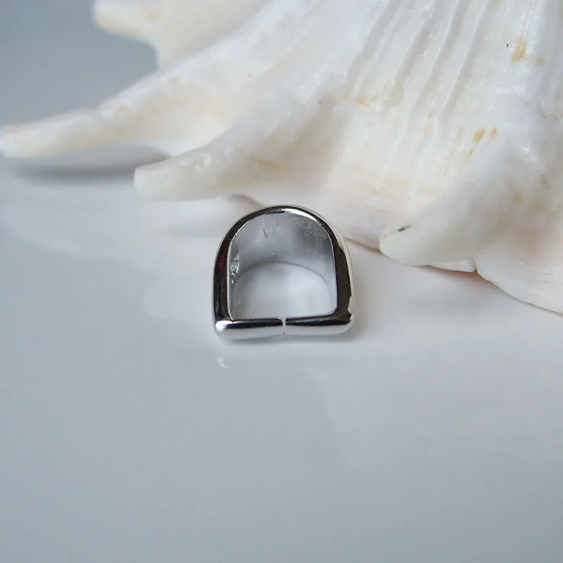 Твердый 925 пробы серебряный кулон соединитель ледяная палочка под залог простой