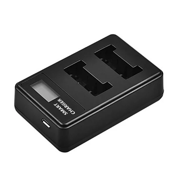 Для Li-40B En-El10 Li63 Np-80 K7006 Ds-6365 Usb ЖК-дисплей двойной порт зарядное устройство для Fujifilm